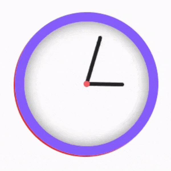 create a clock shape using html and css.gif